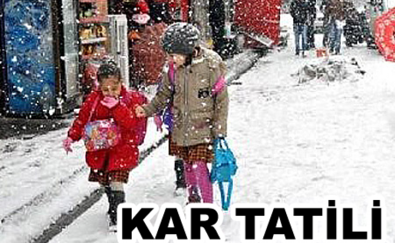 Gaziantep'te okullar tatil