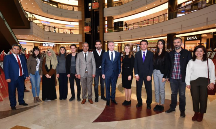 Servi Erdemoğlu Ortaokulu'ndan şehitler sergisi