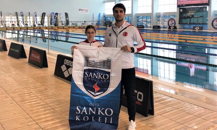 SANKO Okulları öğrencisi yüzme milli takımı seçmelerinde