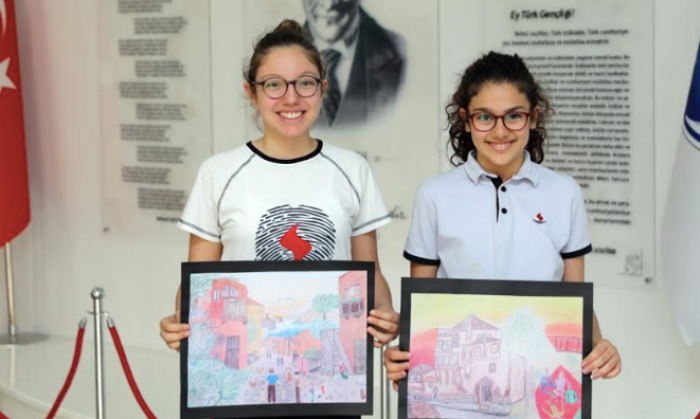 SANKO Okulları öğrencilerinin resim başarısı