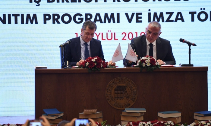 Kültür ve Turizm Bakanlığı ile Milli Eğitim Bakanlığı Arasında Eğitimde İşbirliği Protokolü