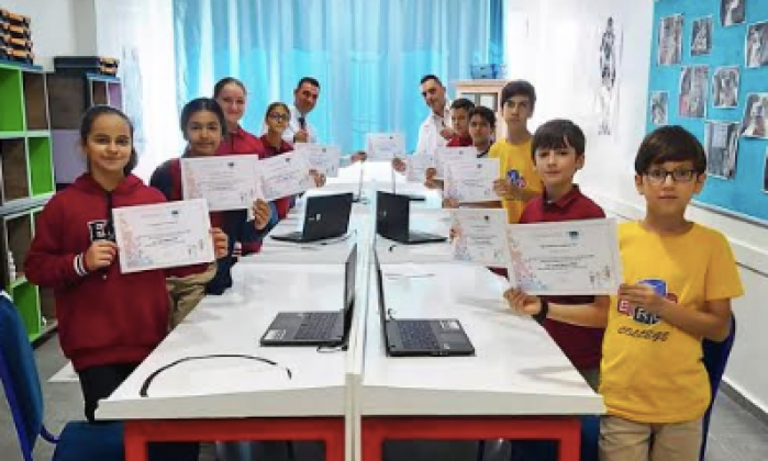 Erdemli öğrenciler Avrupa Kod Haftası’nda