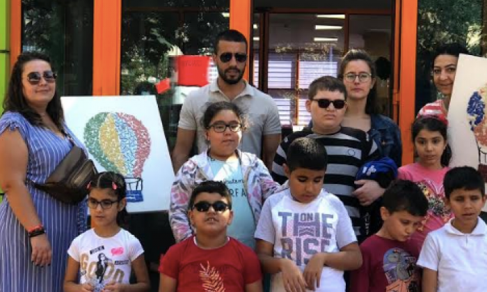 Görme engelli çocuklara engelsiz kütüphane