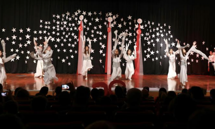 SANKO Okulları'nda cumhuriyet coşkusu yaşandı