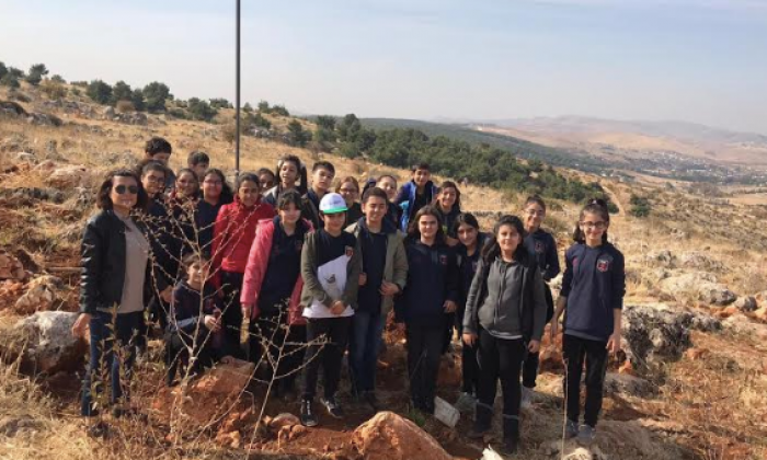 Ada Koleji öğrencileri fidan dikti