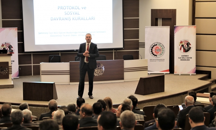 GTO’da okul müdürlerine protokol eğitimi