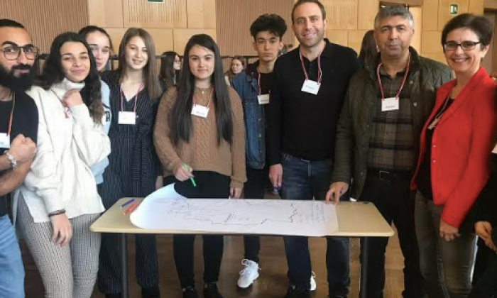 Aktopraklı öğrenciler Almanya'da Türkiye'yi temsil etti