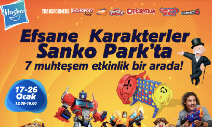 Hasbro World birbirinden eğlenceli oyunları ile Sanko Park’ta