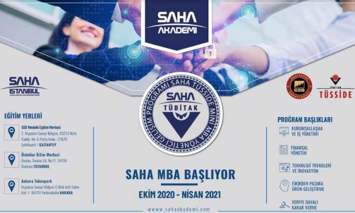 SAHA MBA” dünyanın en iyi MBA programları arasına girmeye hazır