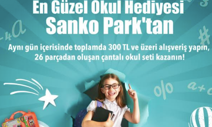 En güzel okul hediyesi SANKO Park’tan