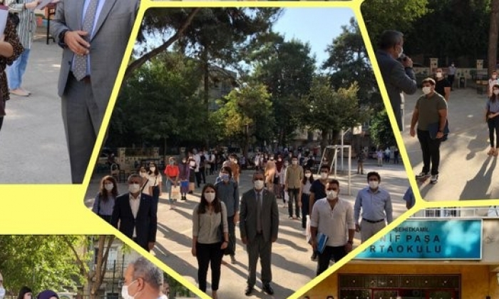 480 öğretmene karşılama