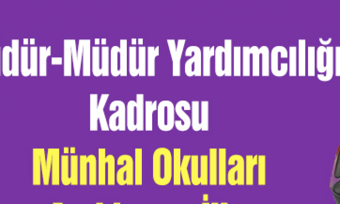 İşte Gaziantep'te yönetici kadrosu boş olan okulllar