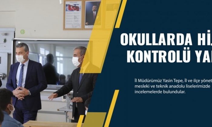 Okullarda hijyen kontrolü