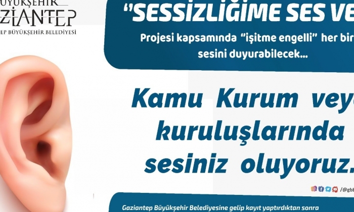 Antep’te sessizliğe ses