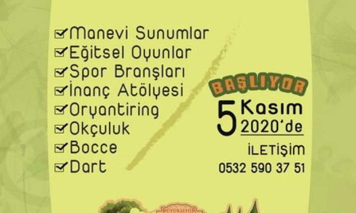 5 KASIM – Gaziantep’te kamp