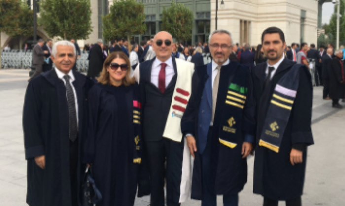 Hasan Kalyoncu Üniversitesi  yöneticileri Cumhurbaşkanlığı Külliyesi'nde