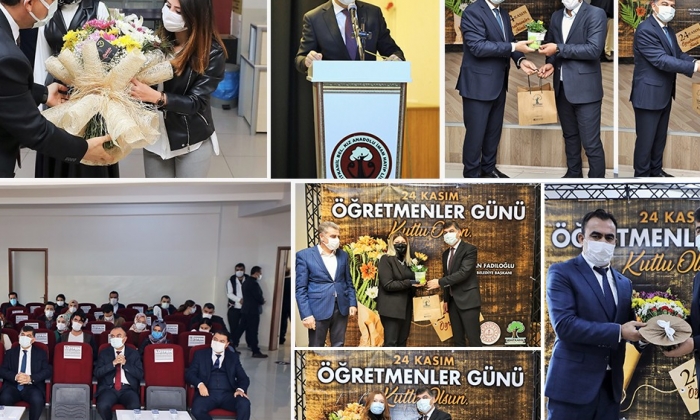 Öğretmenlere çiçekler
