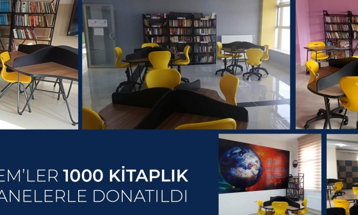 1000 kitaplık kütüphaneler