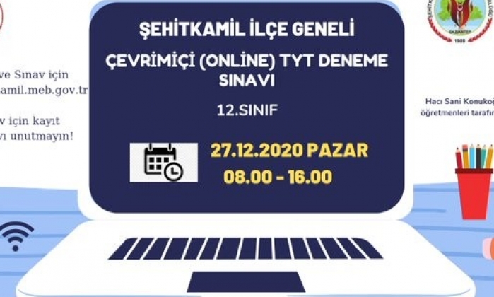 Şehitkamil’de deneme sınavları