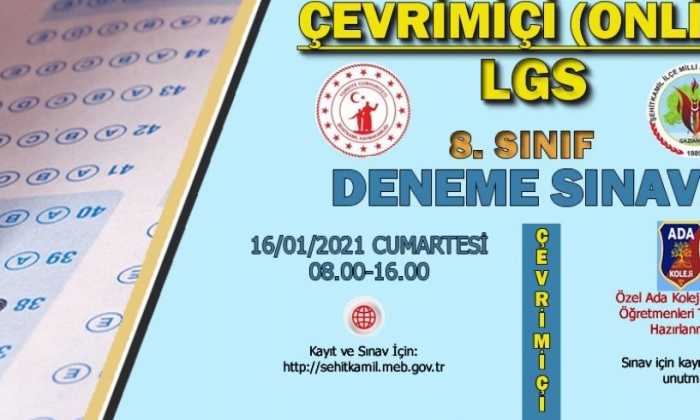 Gaziantep’te LGS denemesi
