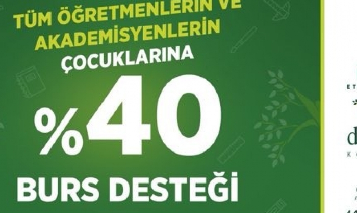 % 40 - Doğa Koleji’nden burs
