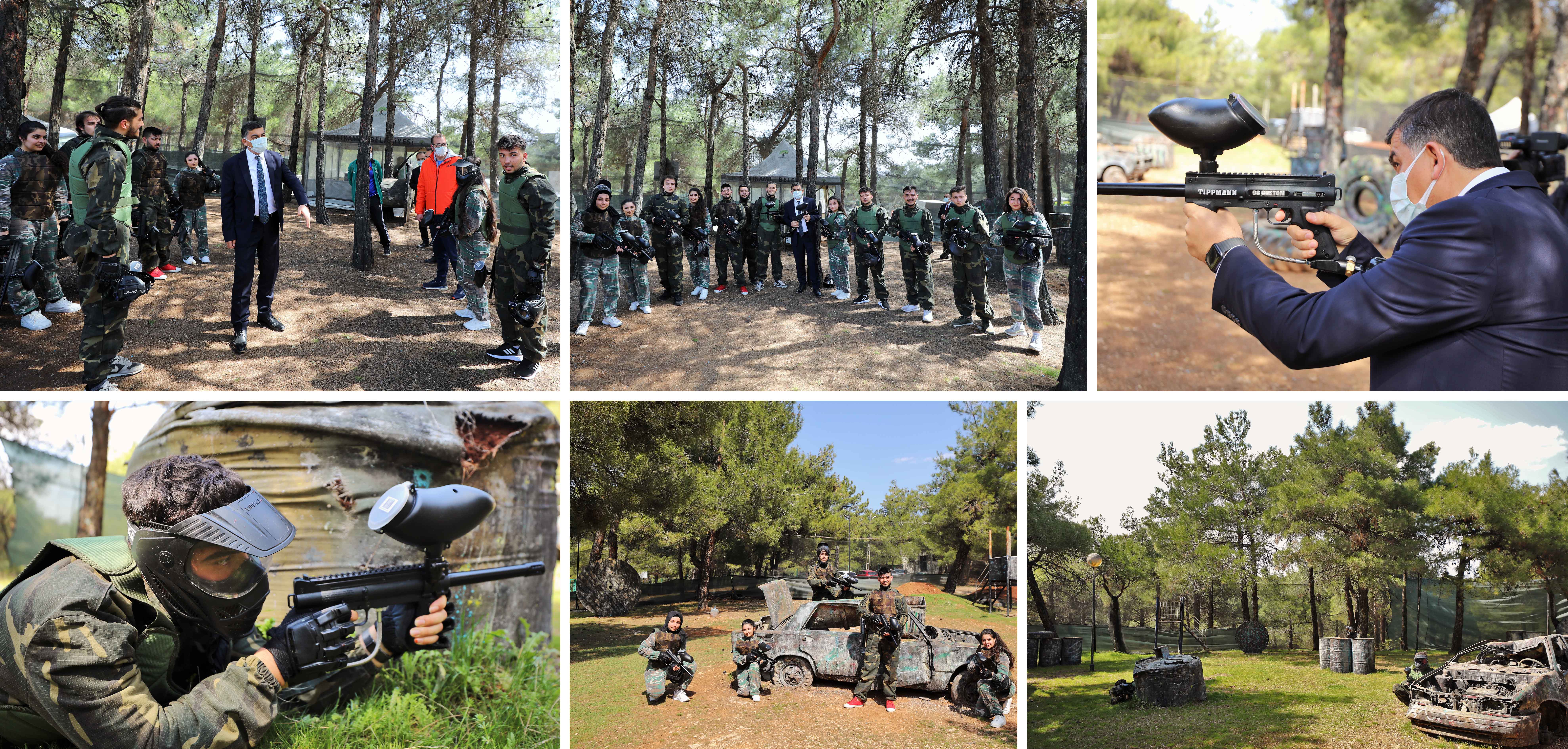 Gençler doğada etkin