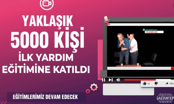 Gaziantep İl Milli Eğitim’den ilk yardım eğitimi