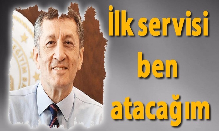 İlk servisi ben atacağım