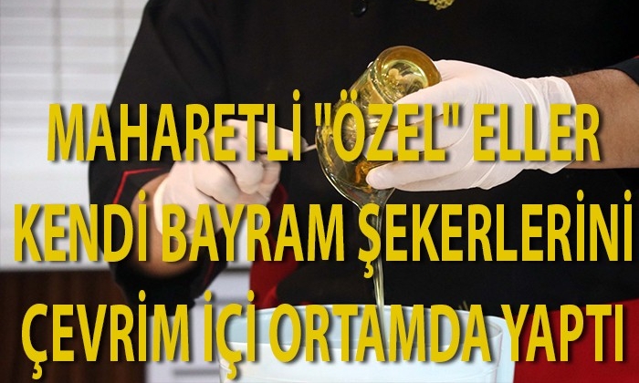 Maharetli eller kendi bayram şekerlerini çevrim içi ortamda yaptı