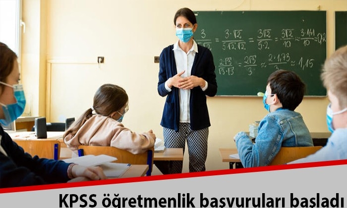 KPSS öğretmenlik başvuruları başladı