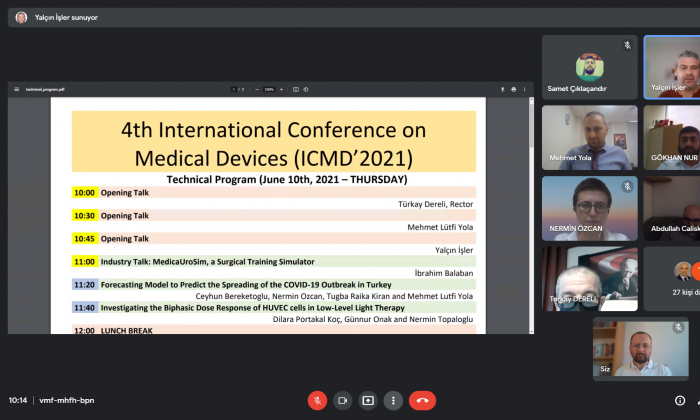 4. Uluslararası Tıbbi Cihazlar Konferansı HKÜ’de Gerçekleştirildi