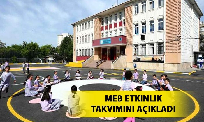 MEB etkinlik takvimini açıkladı