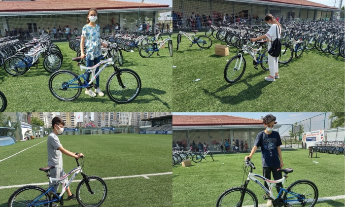 Şahinbey'den 20 bin bisiklet hediyesi!