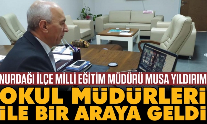 Yıldırım okul müdürleri ile bir araya geldi