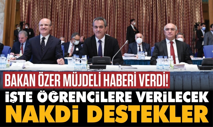 İşte öğrencilere verilecek nakdi destekler