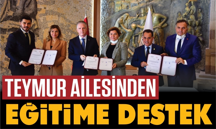 Teymur ailesinden eğitime destek