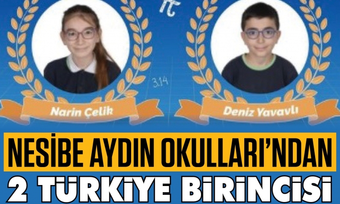 Nesibe Aydın Okulları’ndan 2 Türkiye birincisi