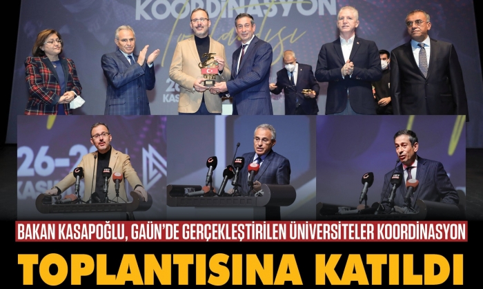 Bakan Kasapoğlu, GAÜN’de