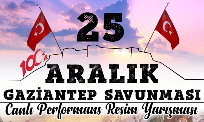 Büyükşehir’den Gaziantep Savunması Temalı canlı resim yarışması