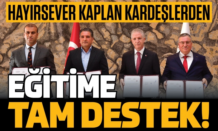 Kaplan Kardeşlerden 24 derslikli okul