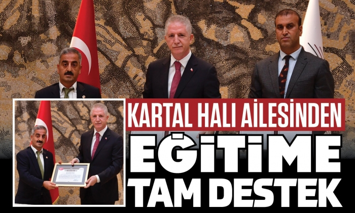 Kartal Halı ailesinden eğitime tam destek