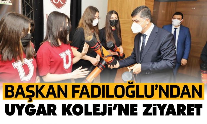 Başkan Fadıloğlu’ndan Uygar Koleji’ne ziyaret
