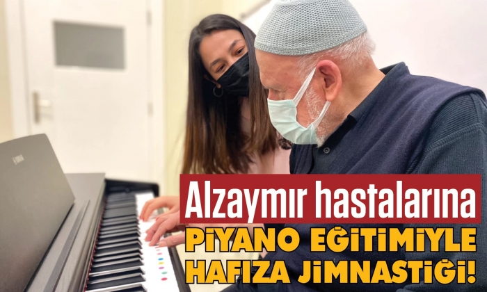 Alzaymır hastalarına piyano eğitimiyle hafıza jimnastiği!