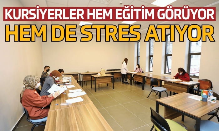 Şehitkamil’de karakalem resim kursuna yoğun ilgi