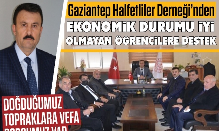 Halfetililer Derneği’nden bin öğrenciye destek