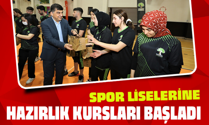 SPOR LİSELERİNE HAZIRLIK KURSLARI BAŞLADI