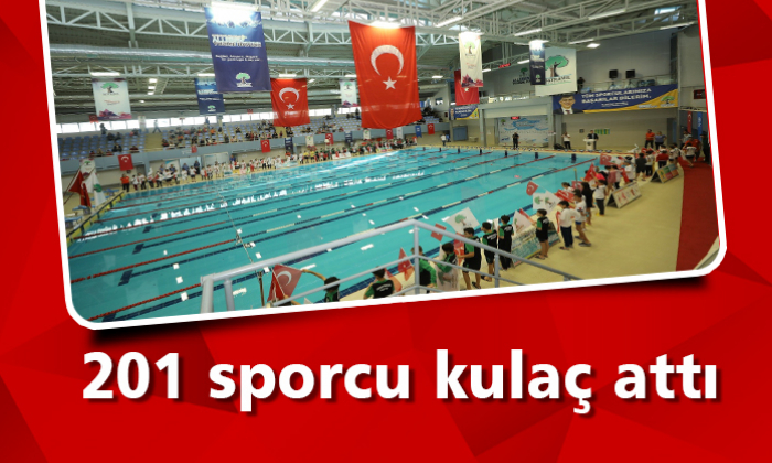  201 sporcu kulaç attı
