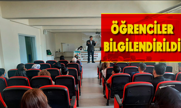 ÖĞRENCİLER HASTALIKLARA İLİŞKİN BİLGİLENDİRİLDİ