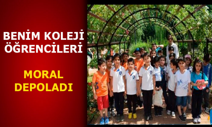 BENİM KOLEJİ ÖĞRENCİLERİ MORAL DEPOLADI