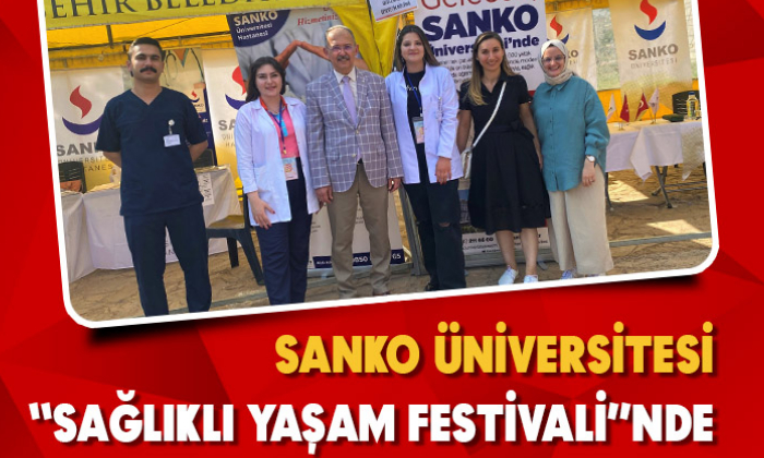 SANKO ÜNİVERSİTESİ “SAĞLIKLI YAŞAM FESTİVALİ”NDE